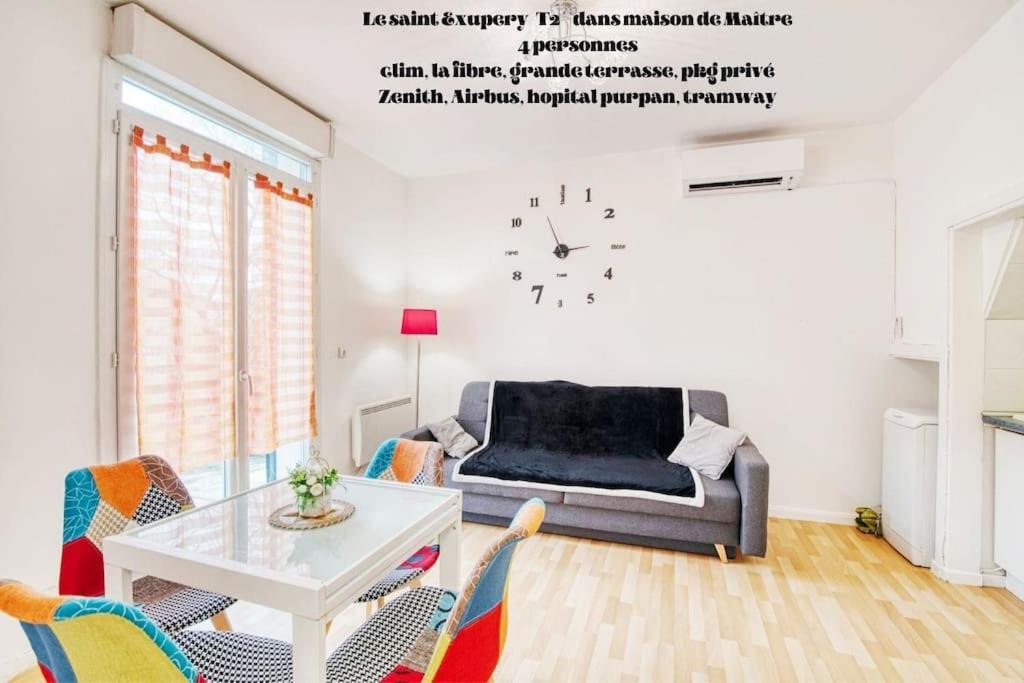 T2 Ds Villa-Terrasse-Clim-Pkg-Meet- Zenith-Odyssud Toulouse Exteriör bild